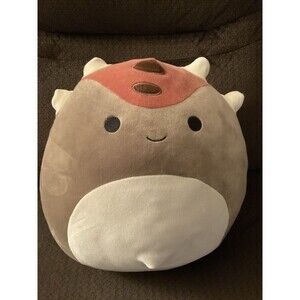 Squishmallows Ainhoca Armored Gray Ankylosaurus Dinosaur 12” Plush Toy